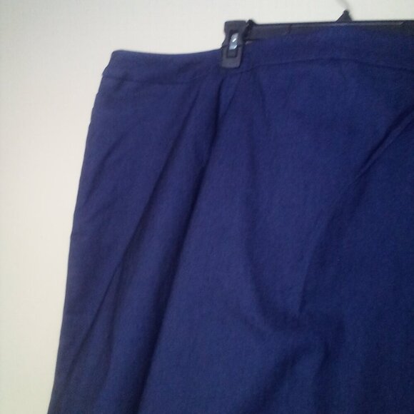 JMS Just My Size Skort Skirt 3X Women Elastic Waist Denim Look Faux Pockets Blue - Picture 3 of 14